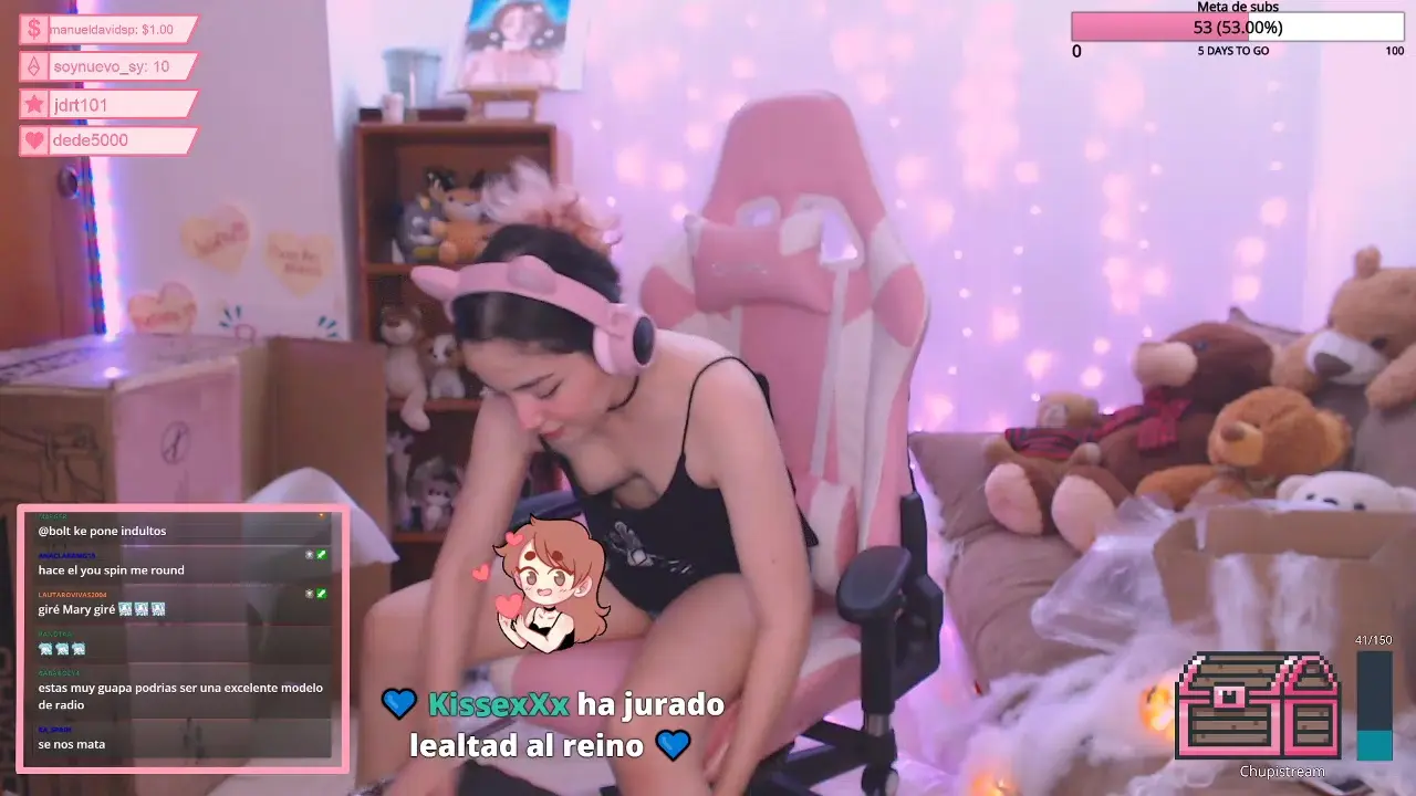Maryblog Nipple Zapato pequeños Tetas Cute Streamer Video
