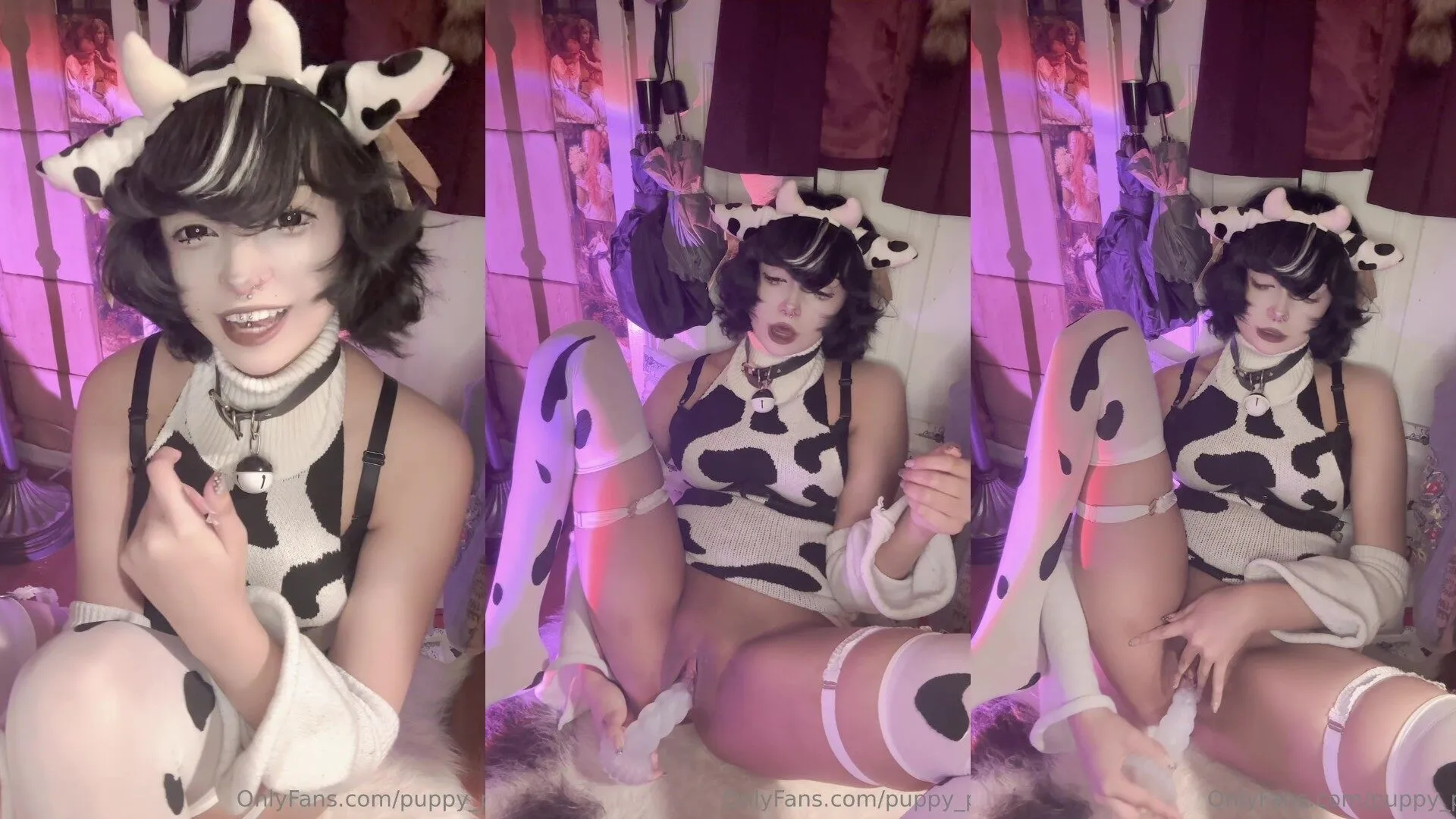 Puppy Priest Cow Cosplay Dildo Play Onlyfans Video