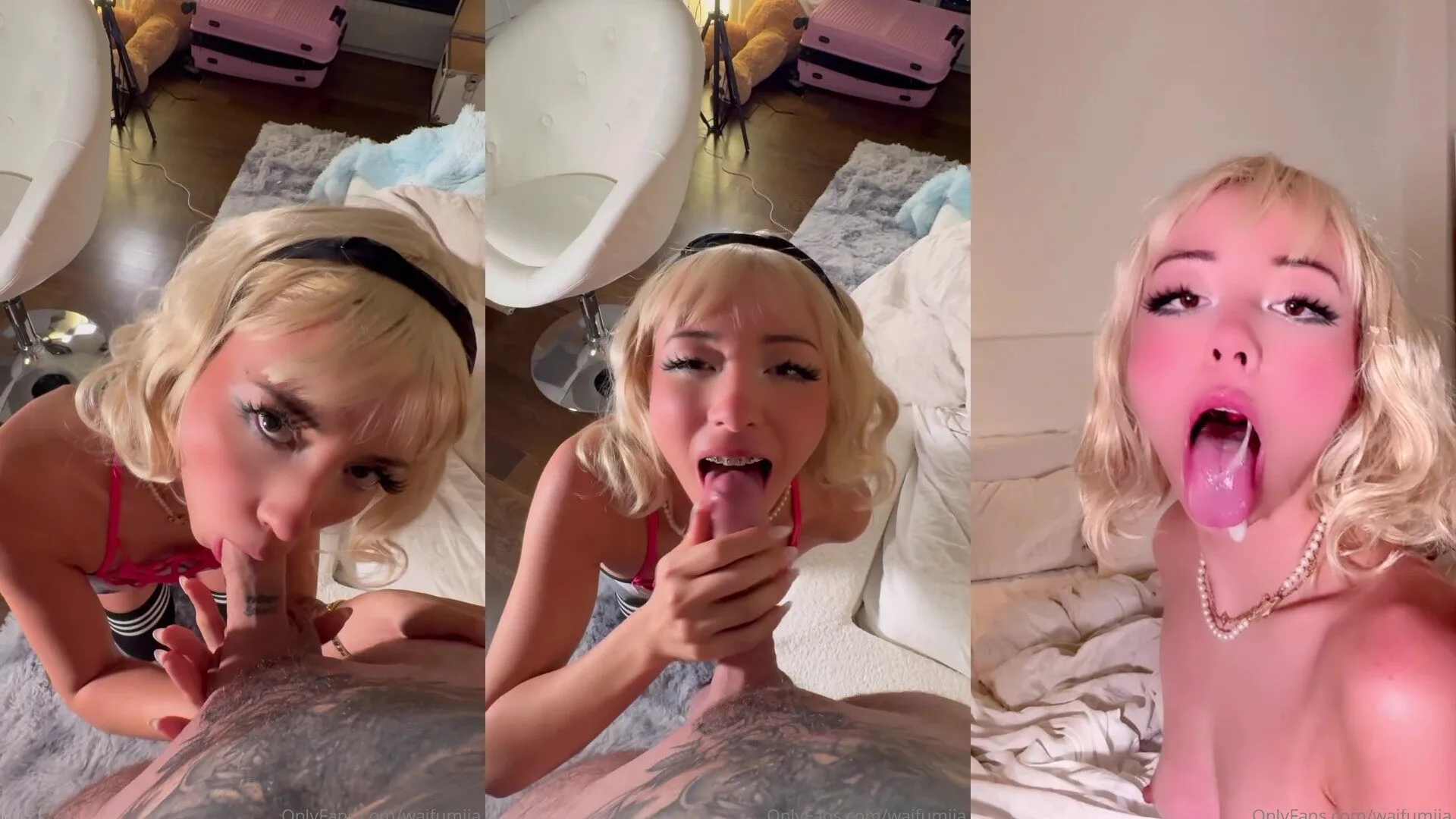 Waifumiia Facial Blowjob Sextape Onlyfans Video