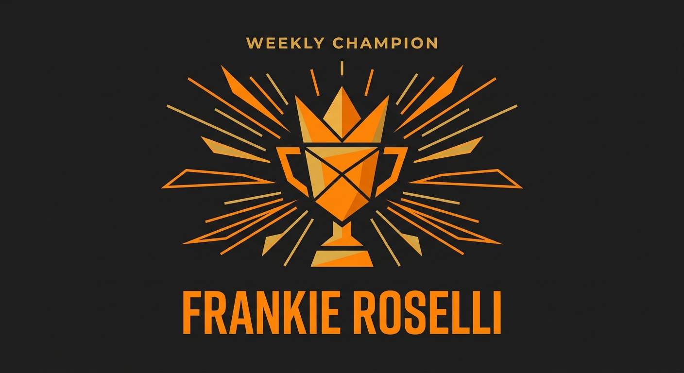 Frankie Roselli toma la corona — Semana 28 Recaptación del Torneo